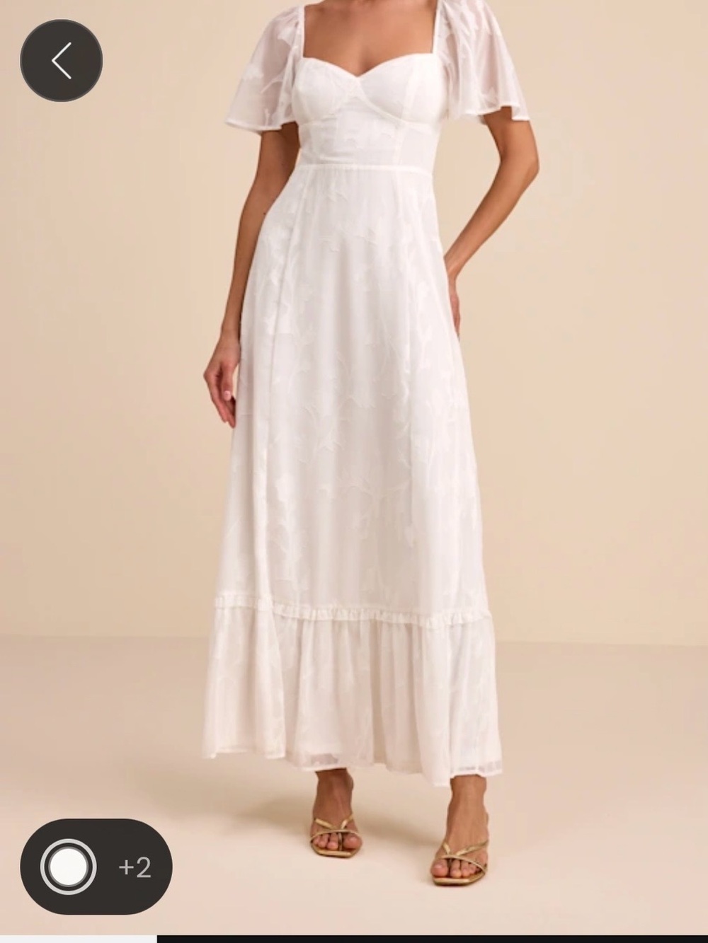 Lulus Tailor Made For You White Jacquard Lace-Up Maxi Dress
